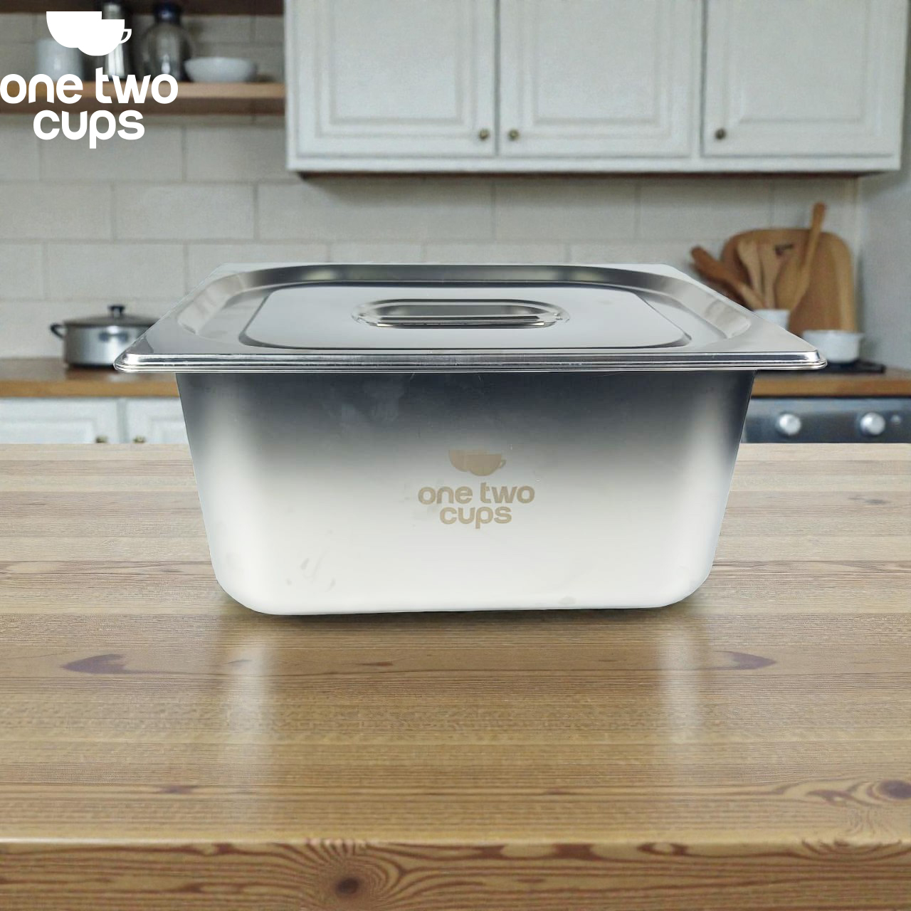 One Two Cups Food Pan Stainless Steel Wadah Makanan dengan Tutup - SP215