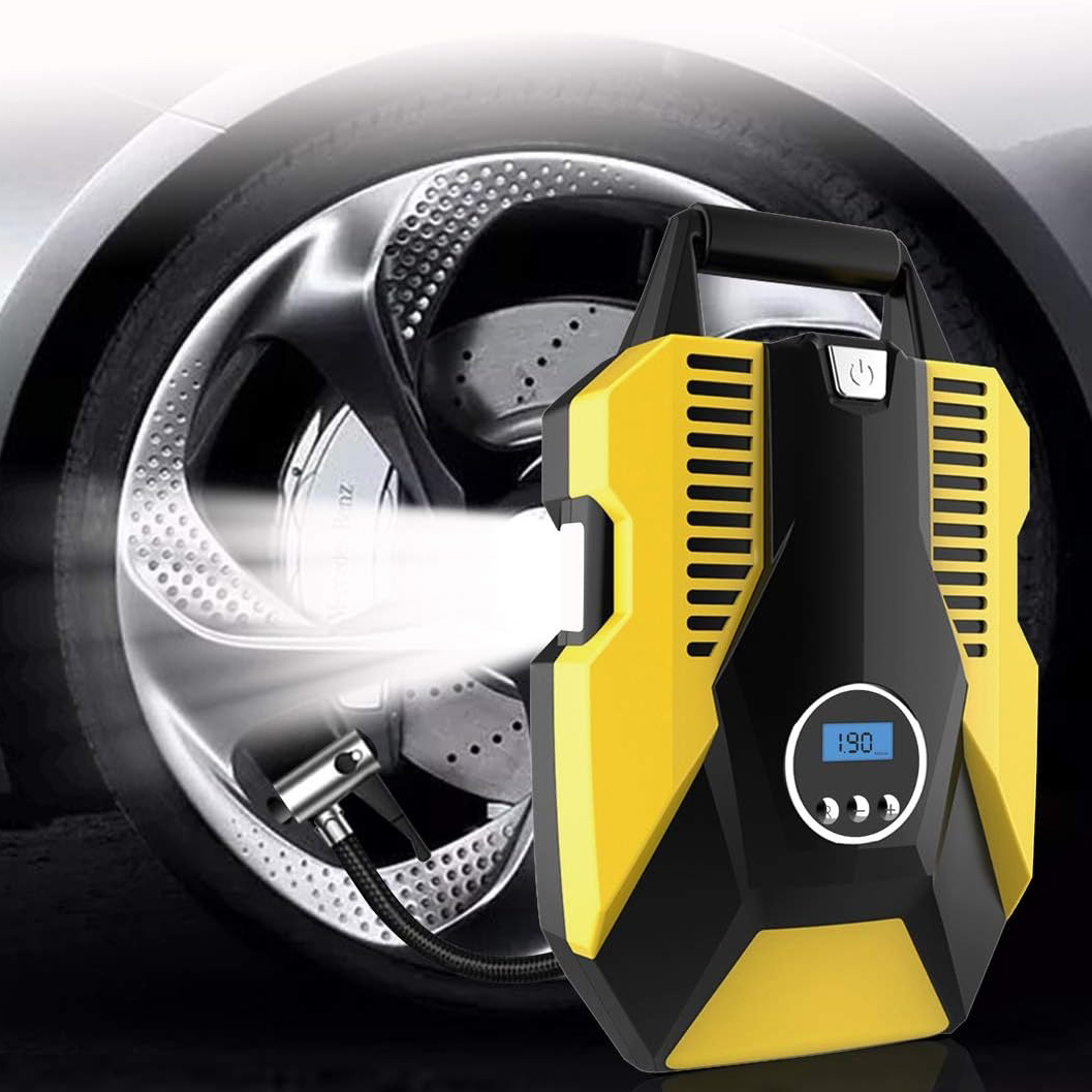 SEAMETAL Pompa Ban Elektrik Portable Air Compressor DC 12V 150 PSI - ATJ-1266