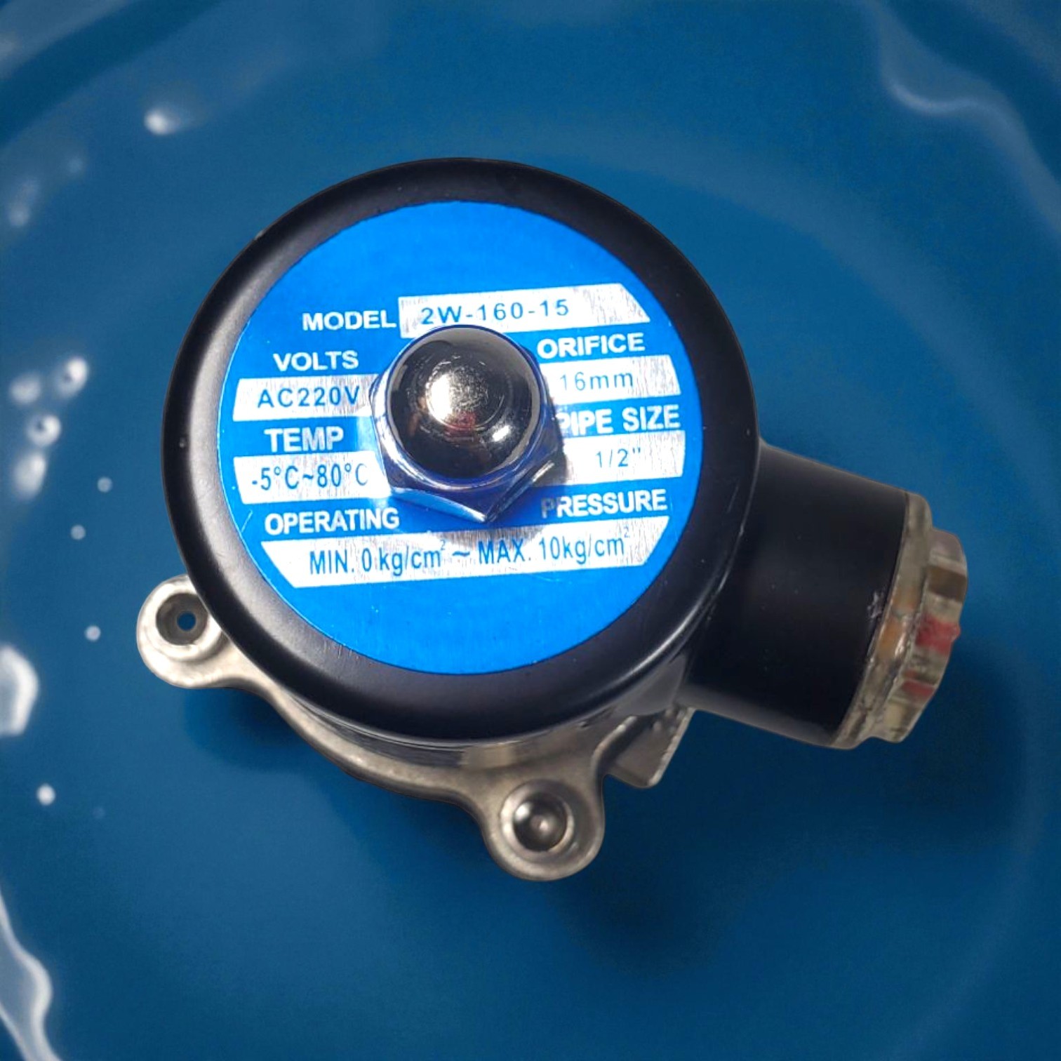 GRT Solenoid Water Valve Stainless Steel Normally Close 220V 1/2 Inch - 2W-160-15