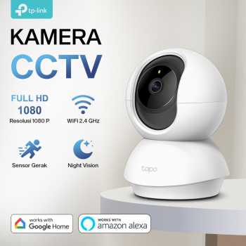 TP-LINK Kamera CCTV Indoor WiFi IP Camera Motion Detection 1080P 2MP - Tapo C200