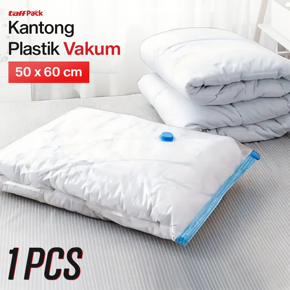 TaffPACK Kantong Plastik Vakum Pakaian Vacuum Compression Bag 1 PCS - YK-1000