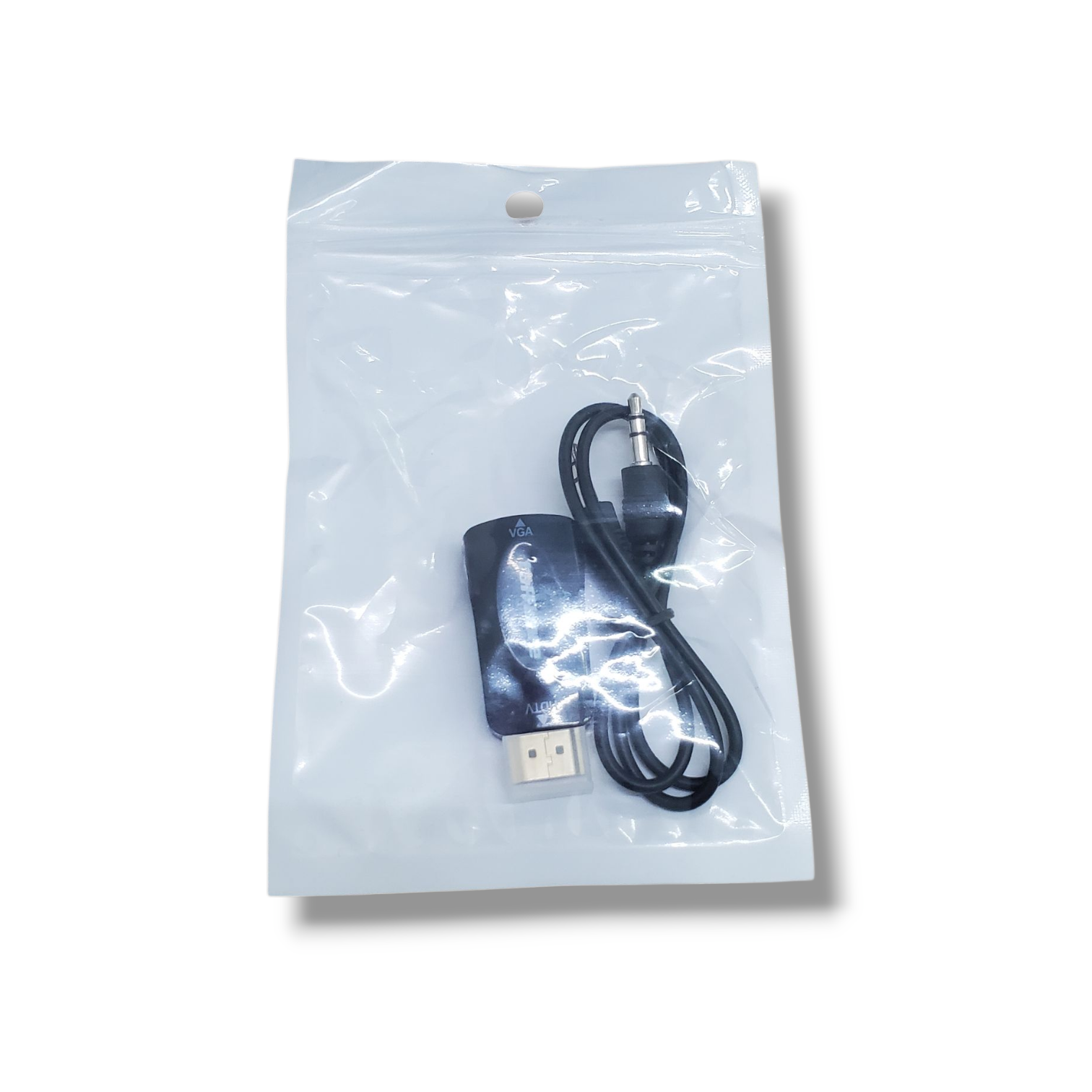 Taffware Converter Adaptor HDMI ke VGA dan AUX 1080P Proyektor Monitor - S-PC-0389