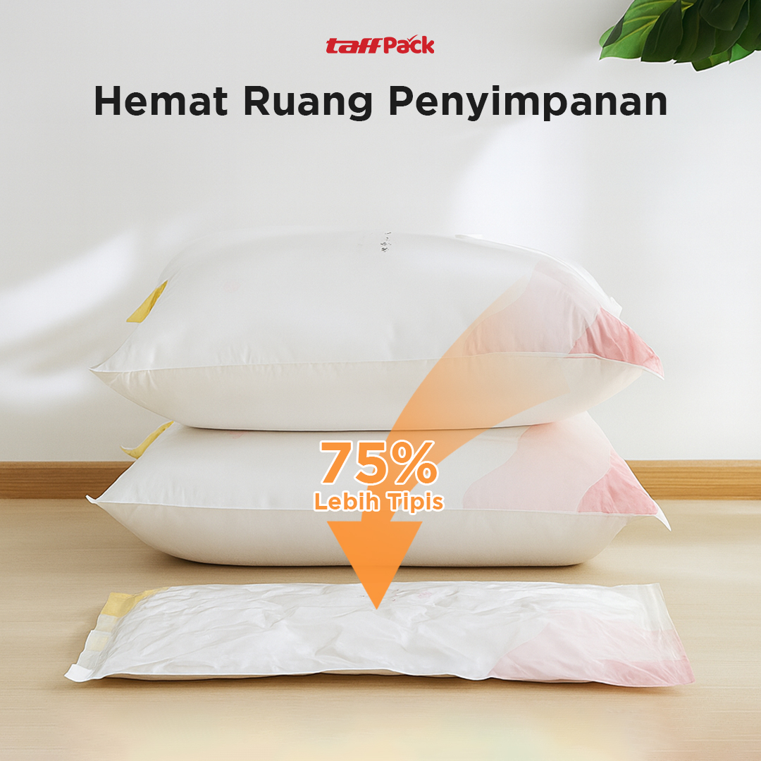 TaffPACK Kantong Plastik Vakum Pakaian Multisize 5 PCS Electric Pump - FL22