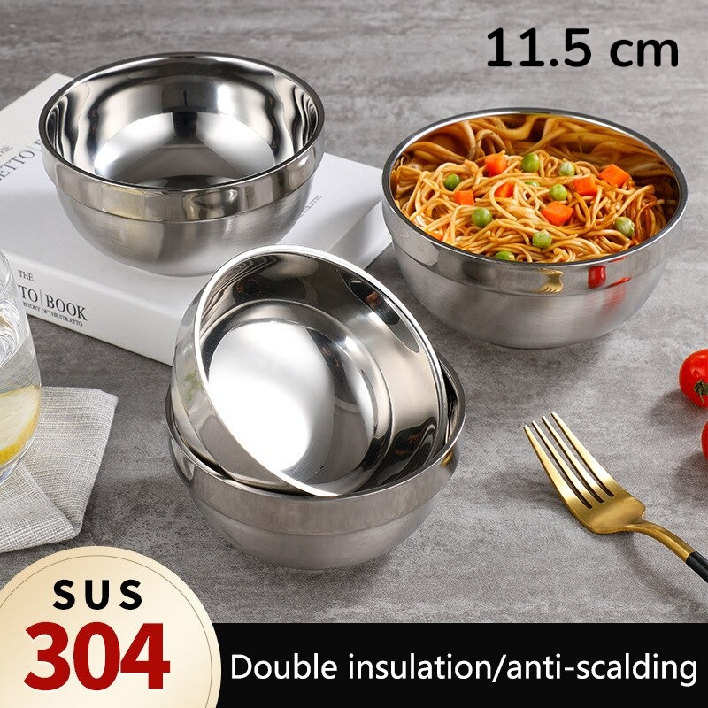 JIAJIADA Mangkuk Double Insulation Bowl Stainless Steel 304 - SGEE1