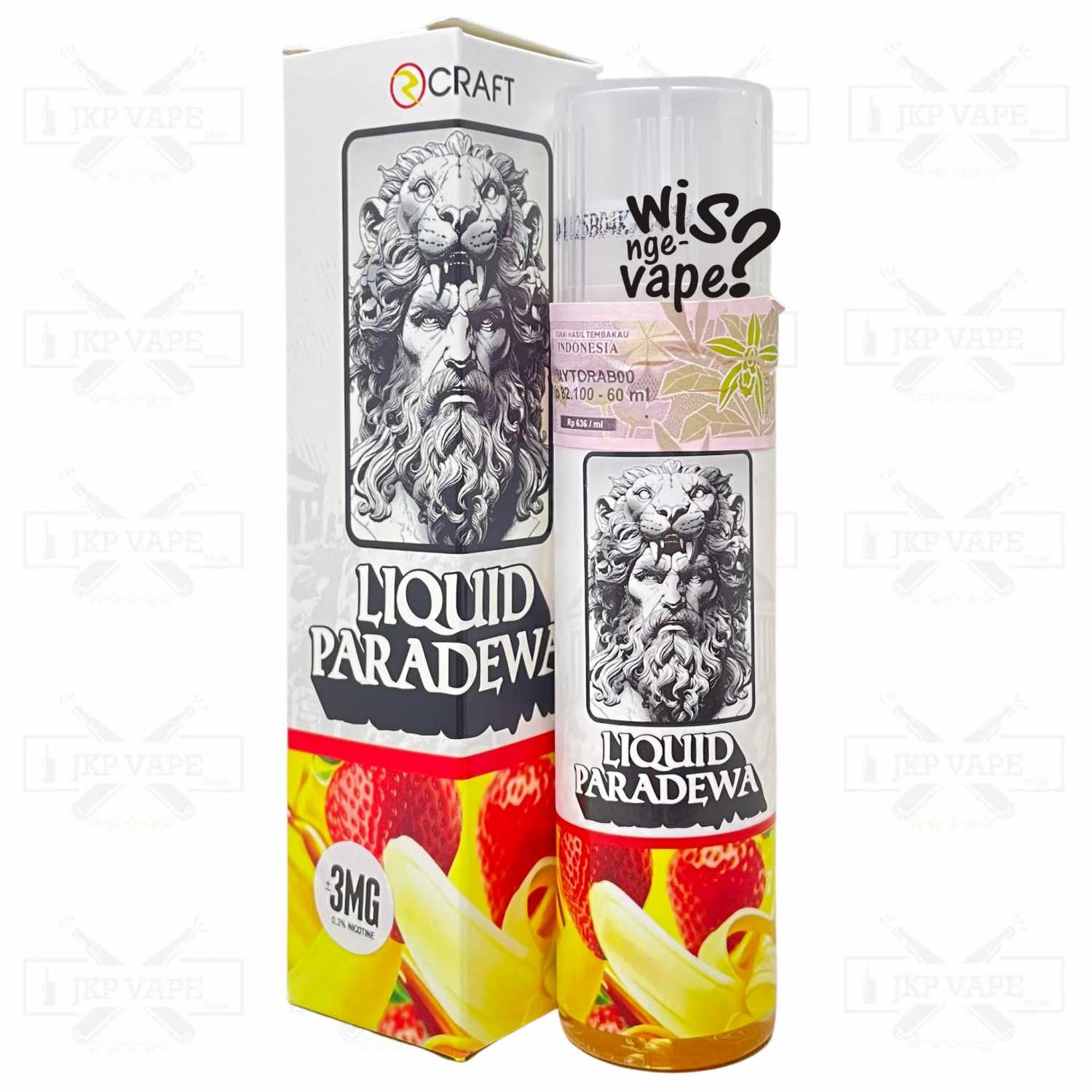 Jual Liquid Paradewa Hercules 60ml - Liquid Freebase by Rcraft