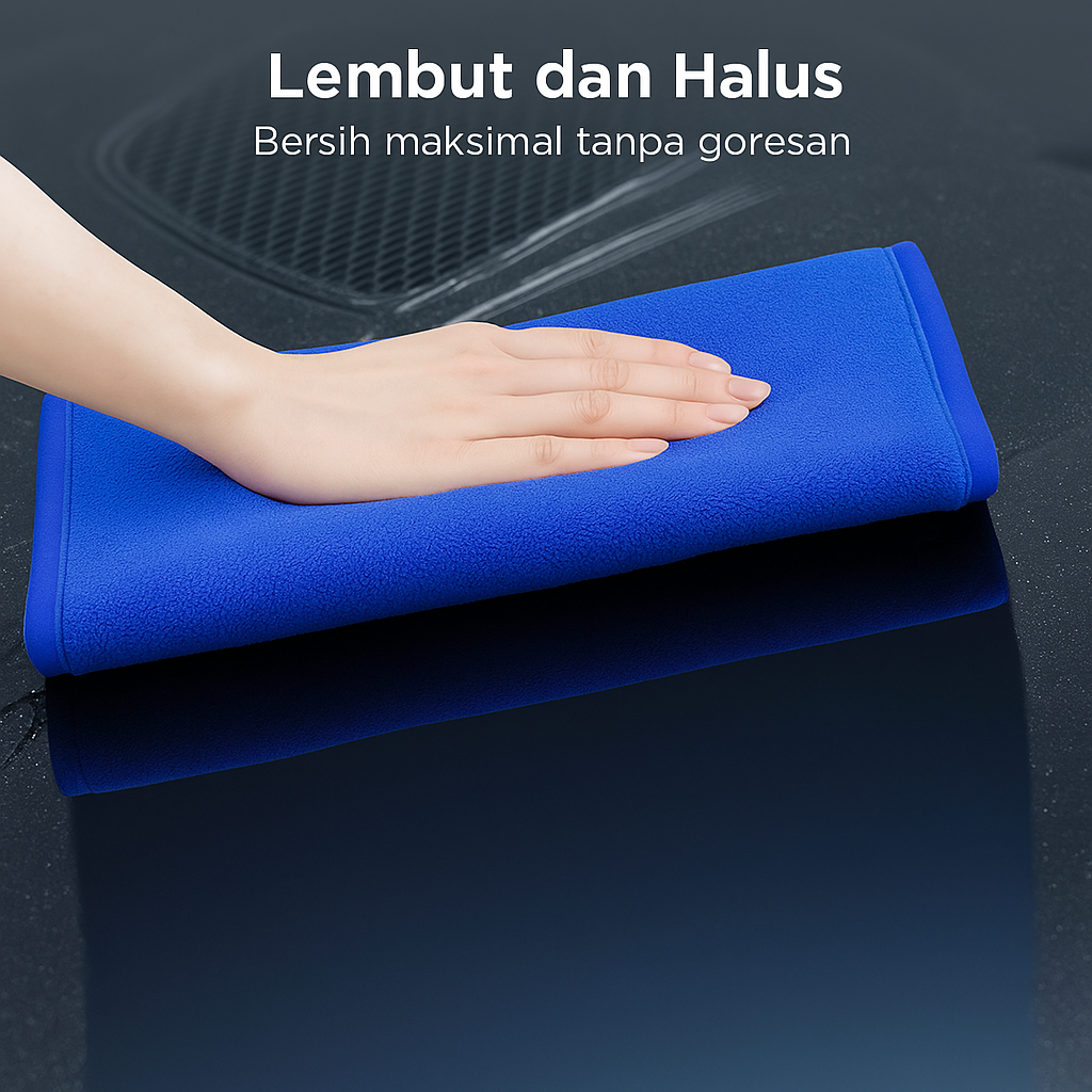 TaffHOME Kain Lap Microfiber Mobil Cleaning Towel Soft High Absorption - H-30