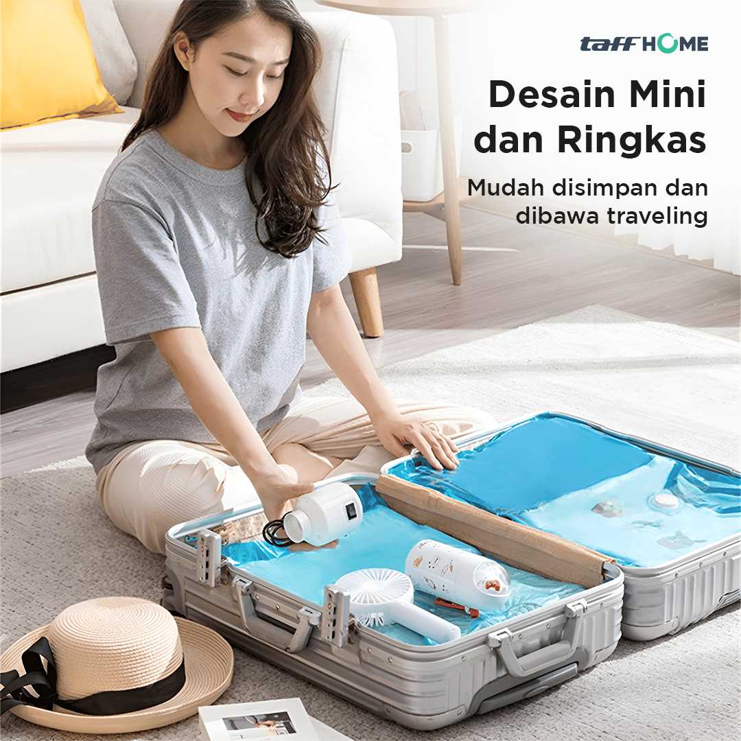 TaffHOME Pompa Vakum Baju Elektrik Vacuum Bag Pump EU 4-5 kPa 55W - GR-204 - Gambar 6