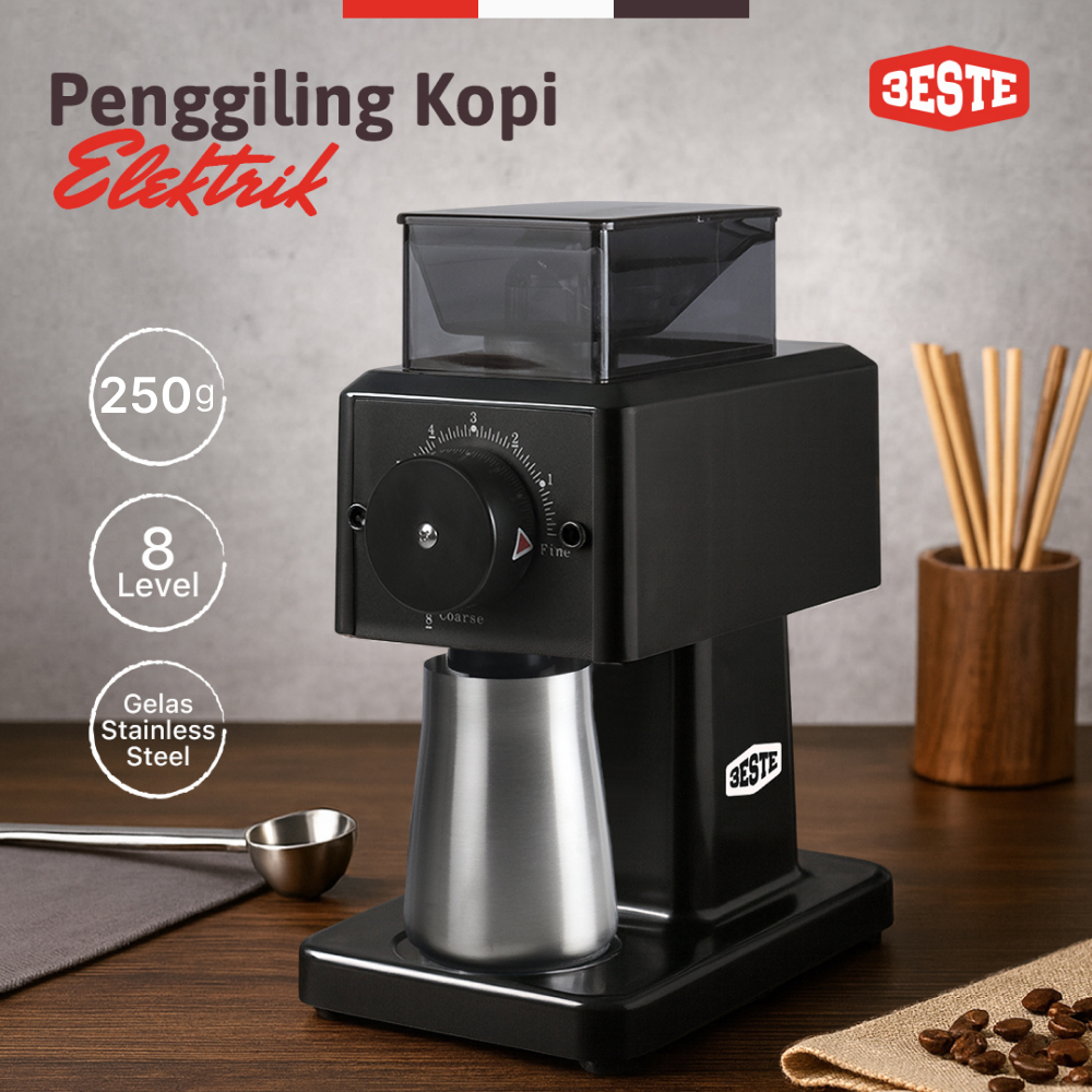 3STE Alat Penggiling Biji Kopi Elektrik Coffee Bean Grinder 250g - N800