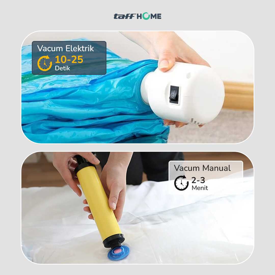 TaffHOME Pompa Vakum Baju Elektrik Vacuum Bag Pump EU 4-5 kPa 55W - GR-204 - Gambar 3