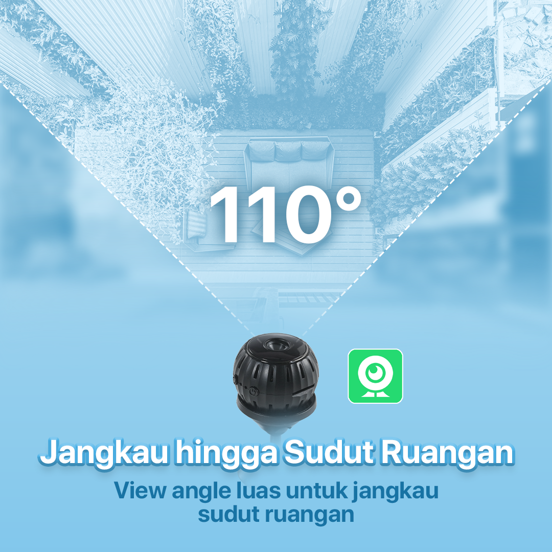 ZUIDID Mini WiFi IP Camera CCTV IR Sensor 1080P - X10