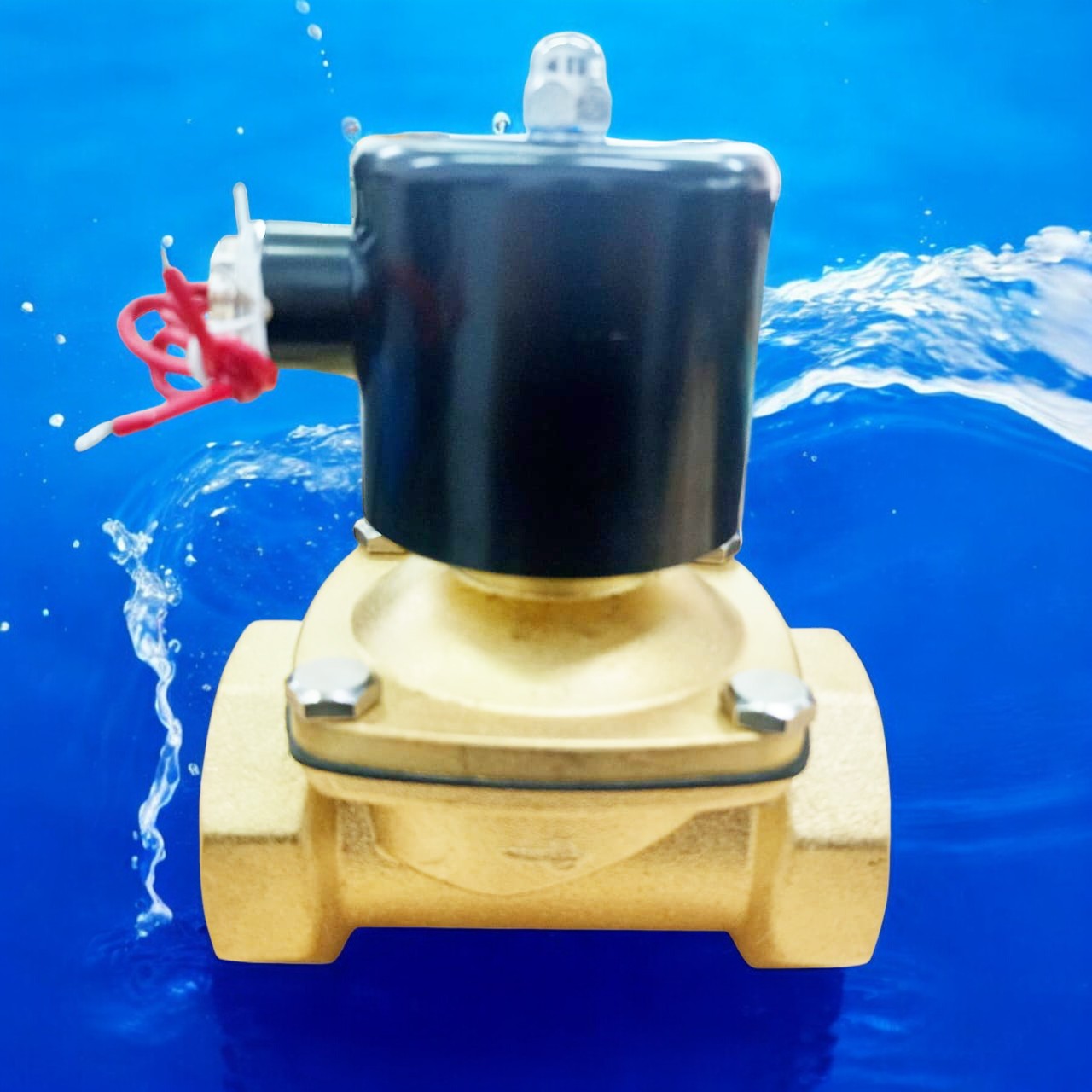Geerte Water Solenoid Valve Normally Closed High 2 Inch - 2W-500-50