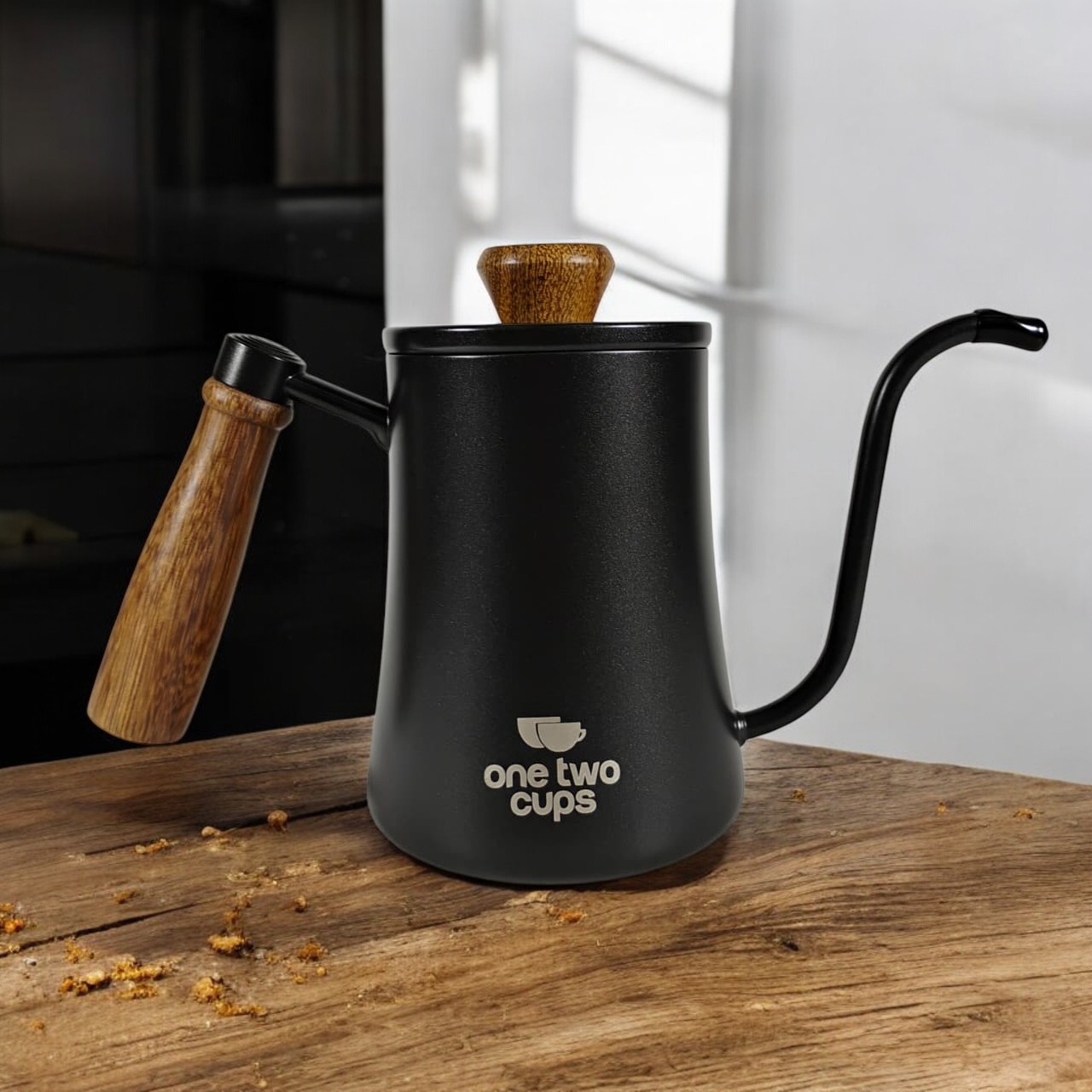 One Two Cups Teko Kopi Leher Angsa Gooseneck Pour Over Kettle 500ml - K55