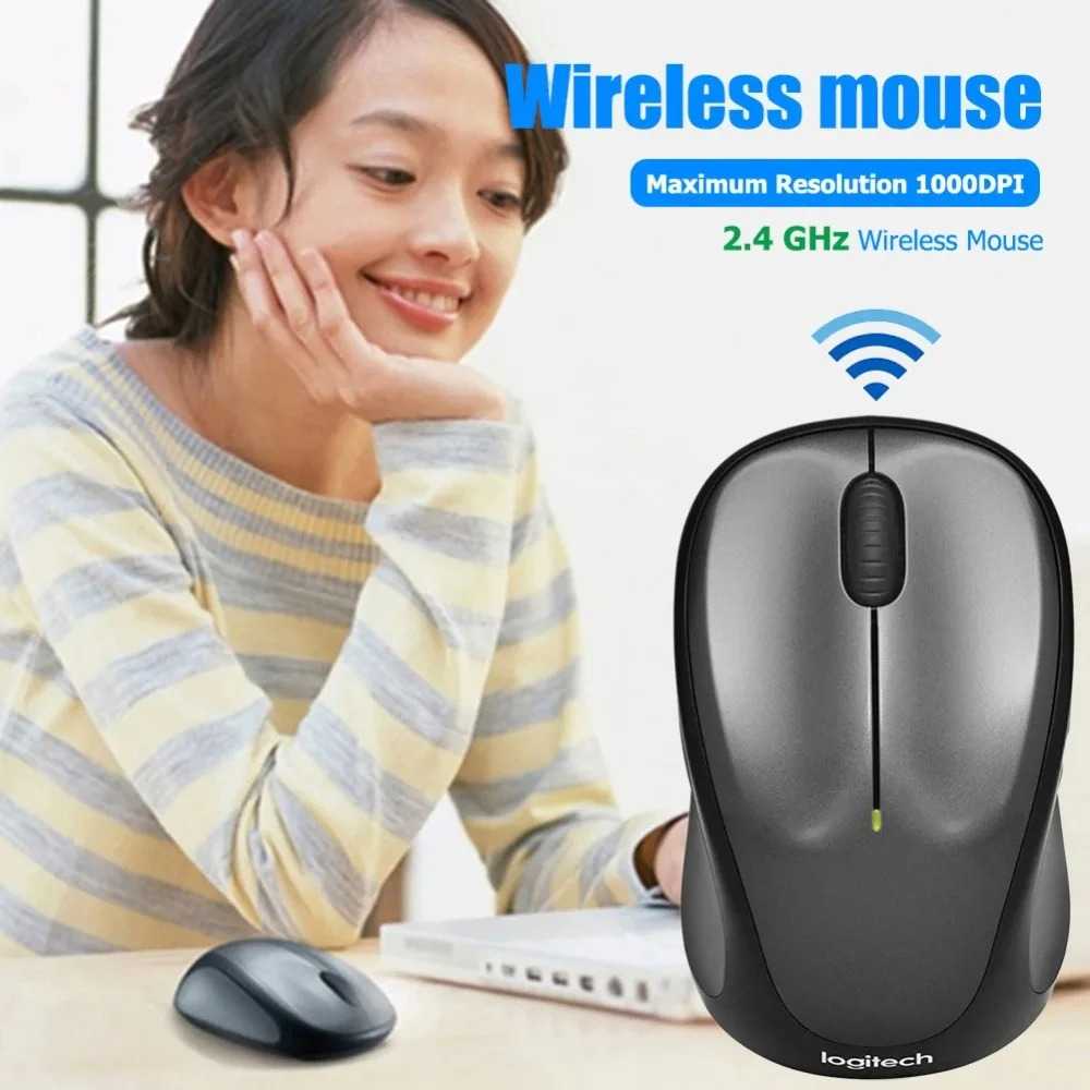 Jual Logitech Mouse Wireless Comfortable Feel 2.4GHz 1000 DPI