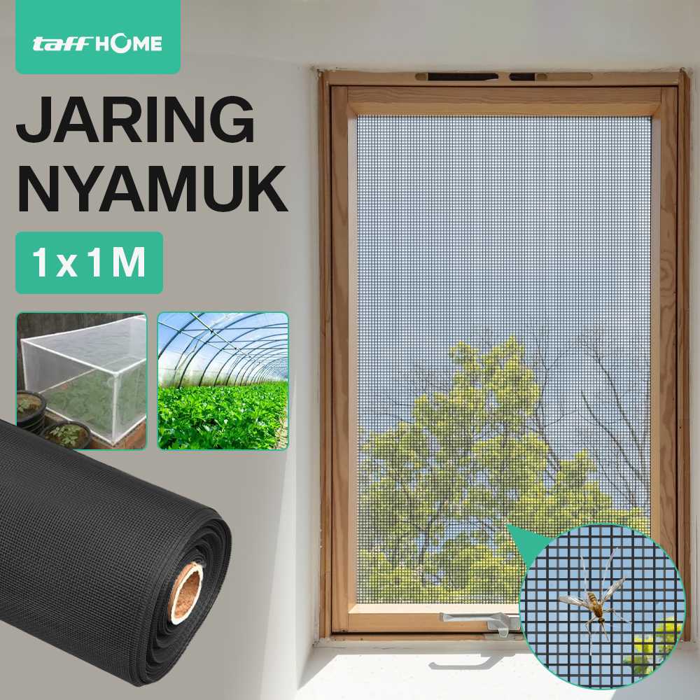 TaffHOME Kasa Nyamuk Jaring Jendela DIY Mosquito Net PP Nano 20 Mesh - AW15