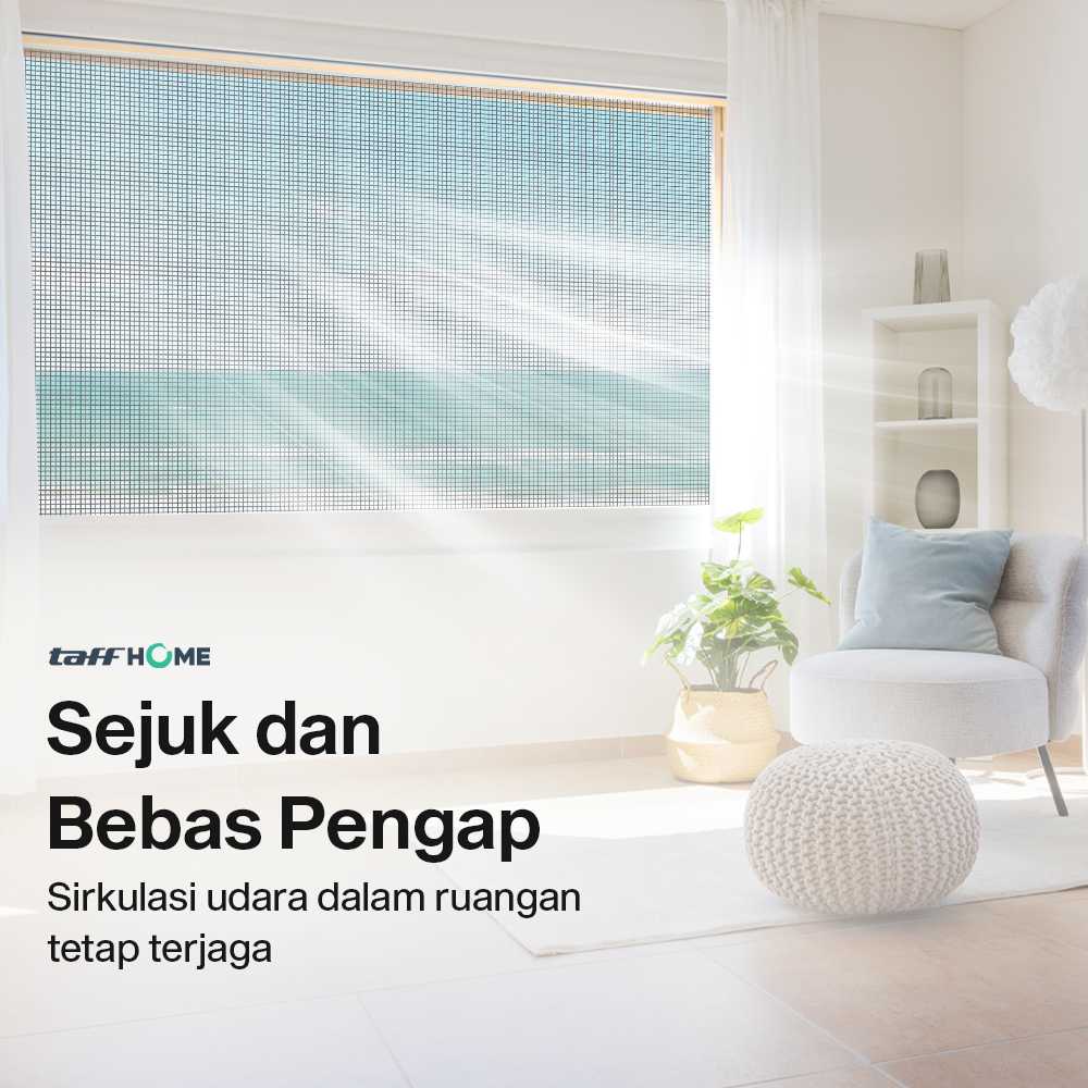 TaffHOME Kasa Nyamuk Jaring Jendela DIY Mosquito Net PP Nano 20 Mesh - AW15 - Gambar 3