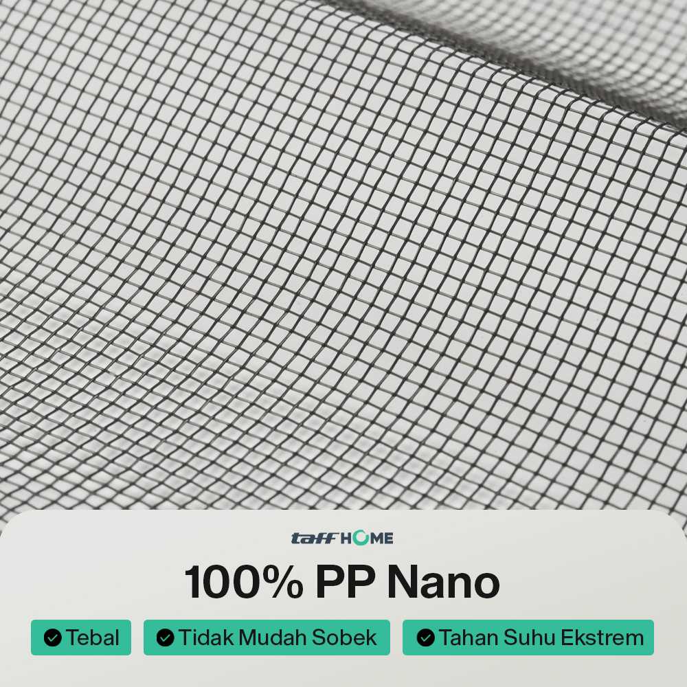 TaffHOME Kasa Nyamuk Jaring Jendela DIY Mosquito Net PP Nano 20 Mesh - AW15 - Gambar 4
