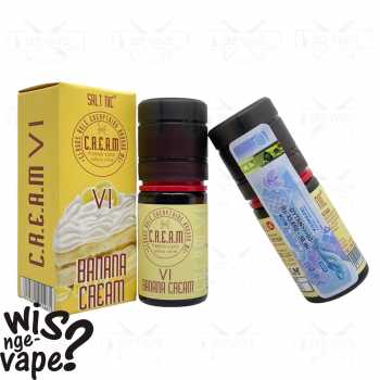 CREAM VI BANANA CREAM 30ML - SALTNIC PREMIUM LIQUID VAPE BY EJM