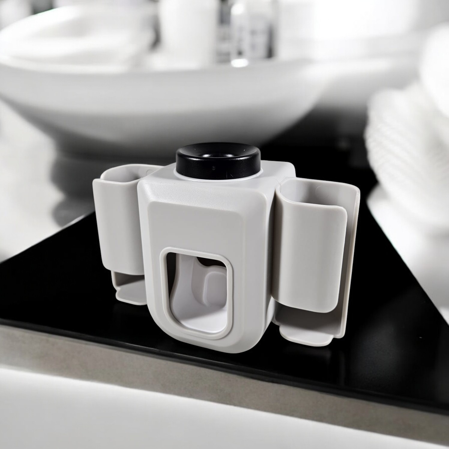 CDDM Tempat Sikat Gigi dan Dispenser Odol Pasta Gigi Toothbrush Holder - JW-7015