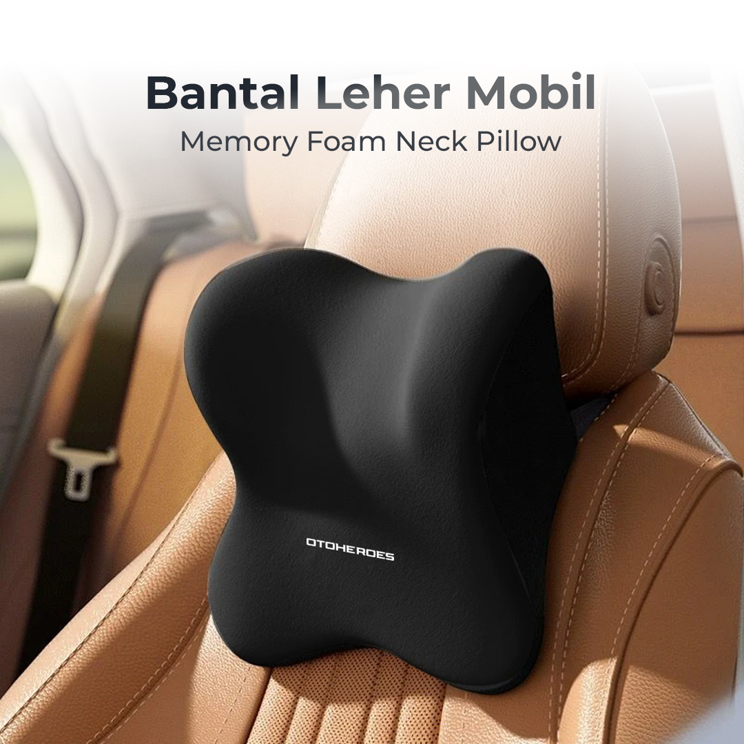 Dikaman Bantal Leher Mobil Ergonomis Memory Foam Car Headrest Pillow - DK-2