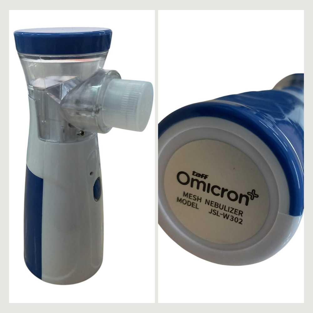 TaffOmicron Alat Terapi Pernapasan Mesh Nebulizer Portable - JSL-W302 - Gambar 2