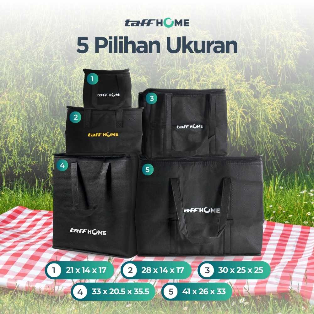 TaffHOME Tas Pendingin Makanan Cooler Bag Thermal Insulated Bag - S1524 - Gambar 3