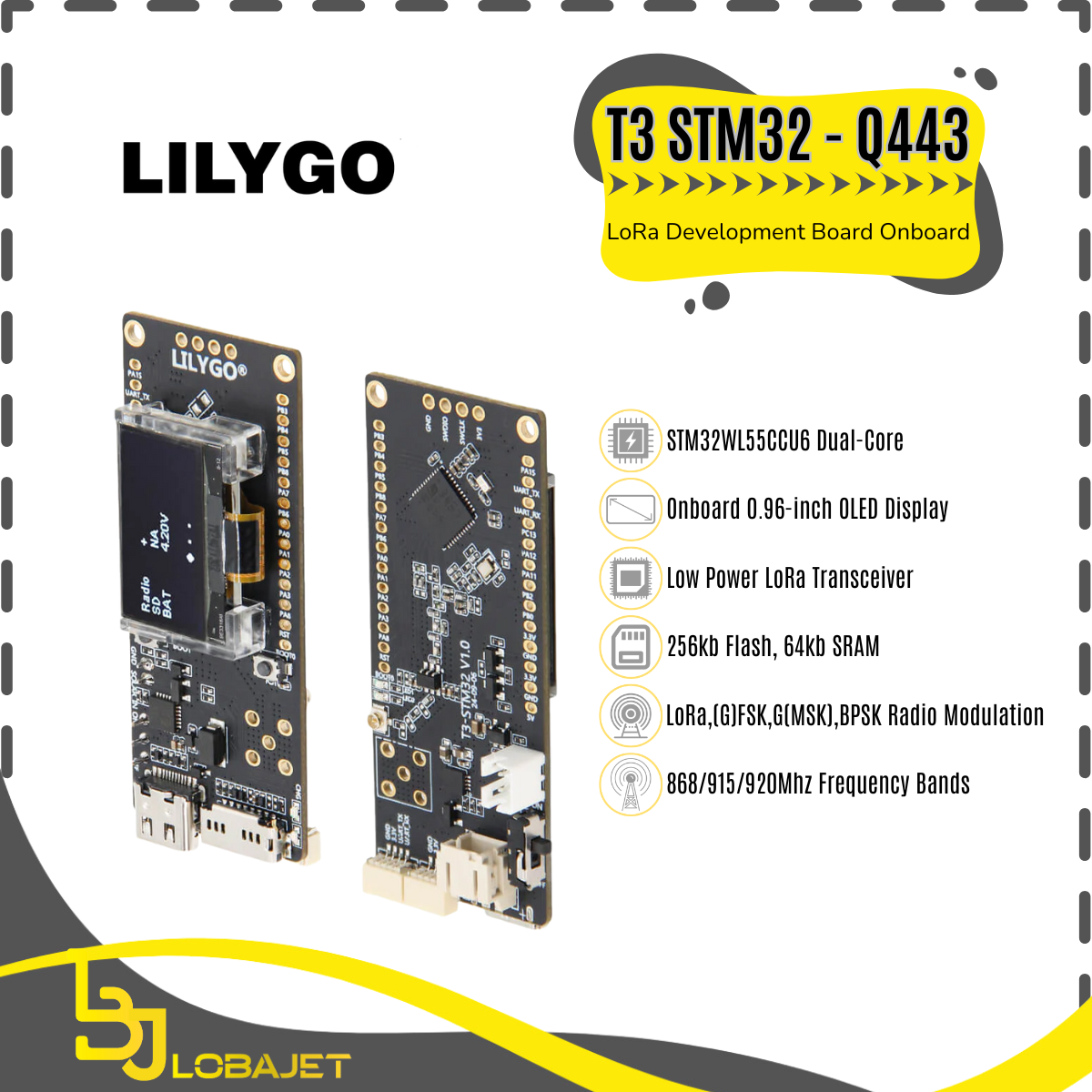 LILYGO T3 STM32 Q443 - LoRa Development Board