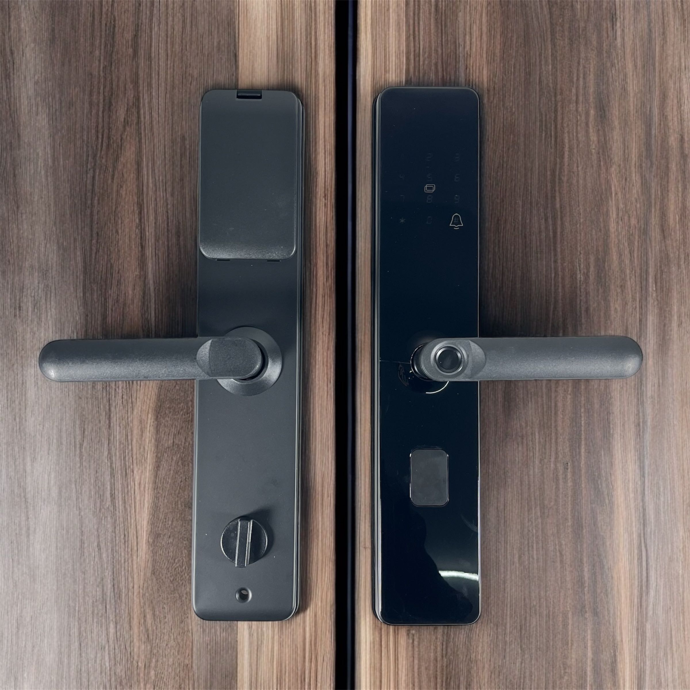 KESONG Smart Door Lock Fingerprint Password Card Alarm - A1