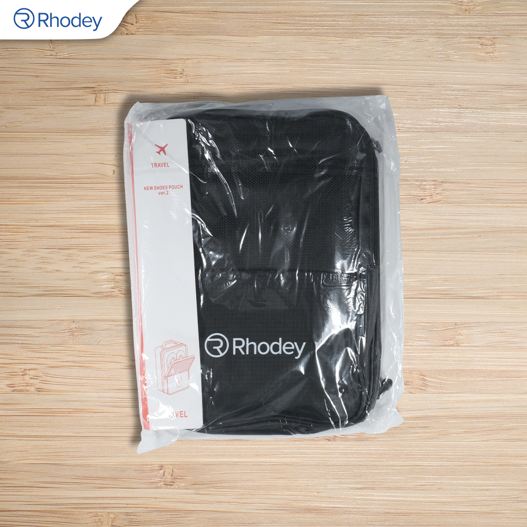 Rhodey Tas Sepatu 3 Layer Travel Organizer Shoes Bag Nylon Mesh Oxford - LK-20