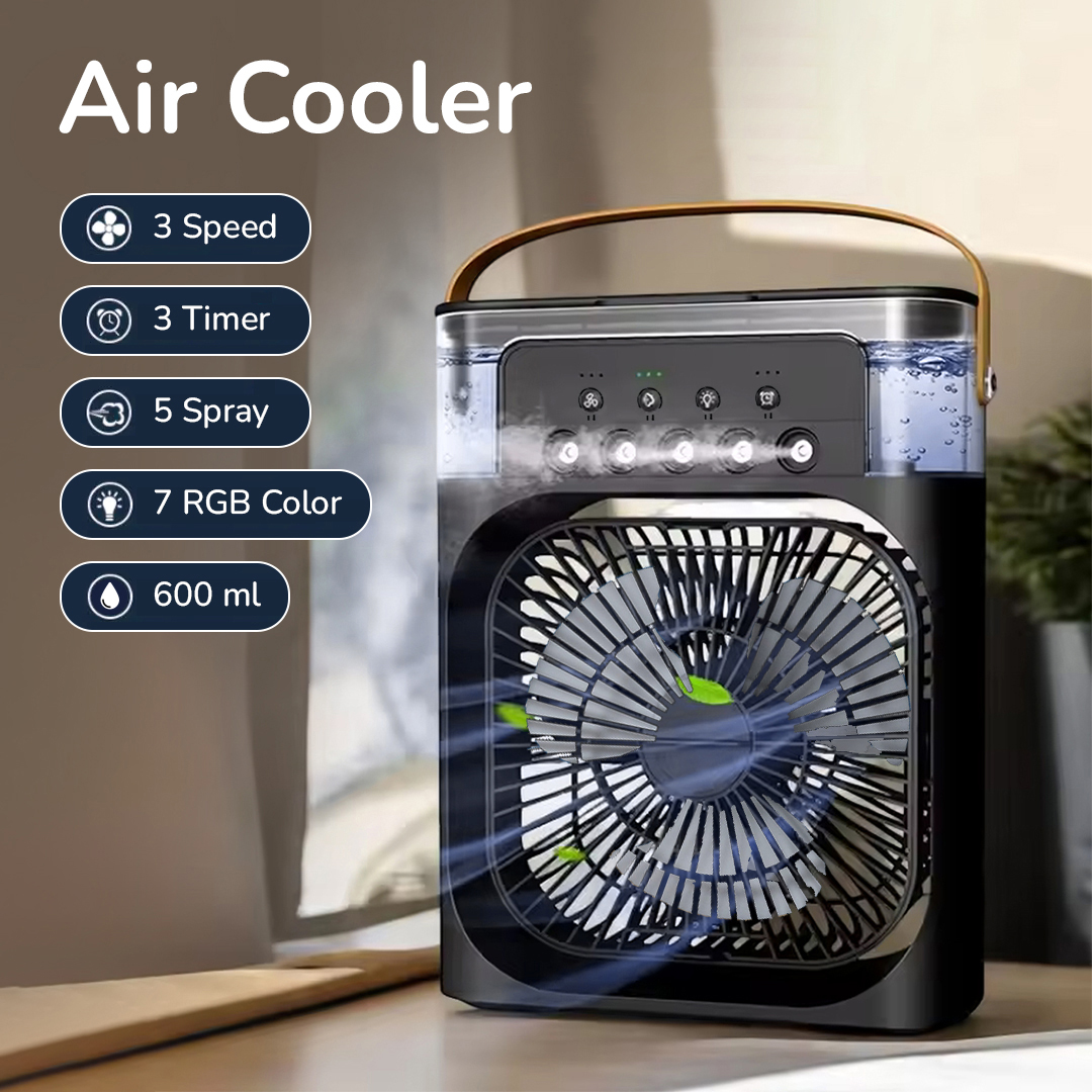 Mabron Air Cooler Mini Fan AC 3 Speed Kipas Penyejuk Ruangan 600ml - MB-60
