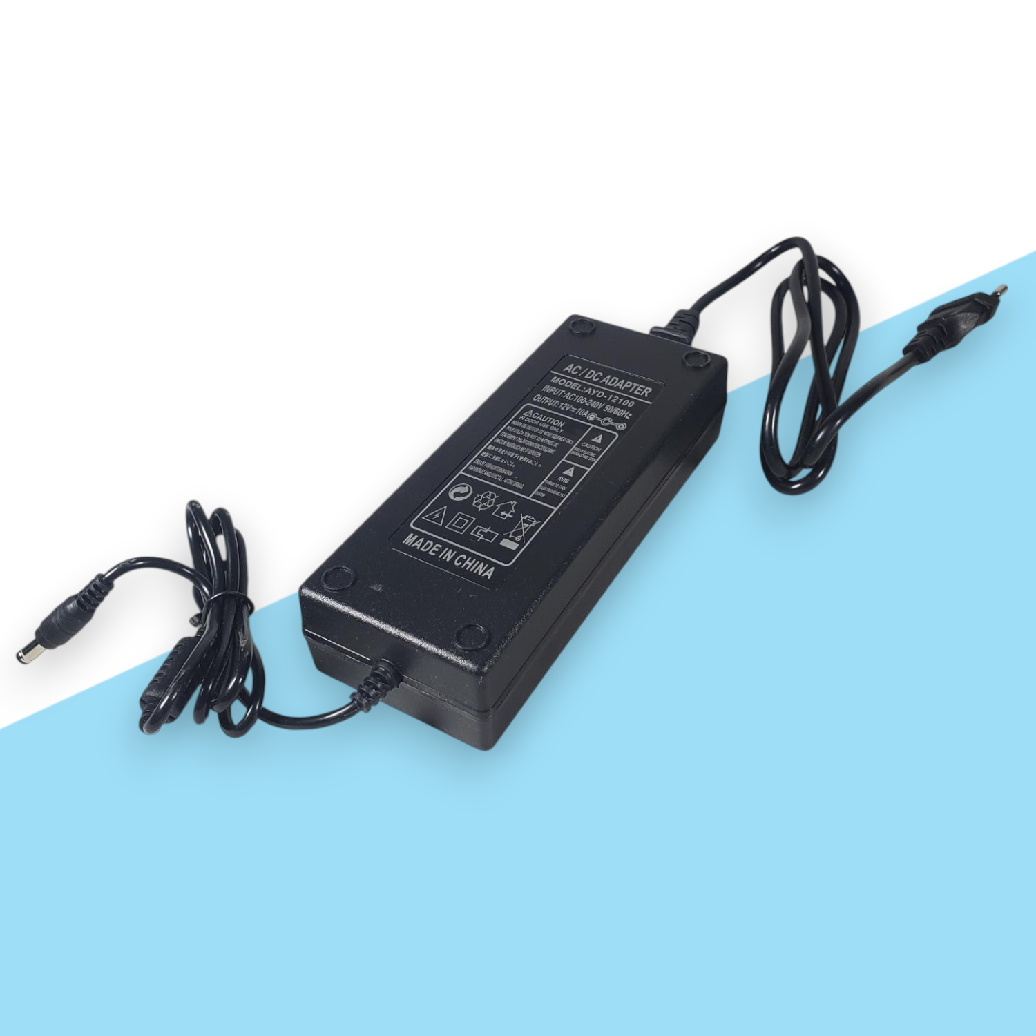 VBS Adaptor Power Supply Converter LED Strip Monitor AC to DC 12V 10A - AYD-12100