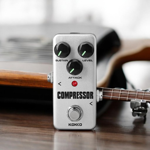 KOKKO Mini Pedal Compressor Efek Gitar True Bypass 9V - CFP2