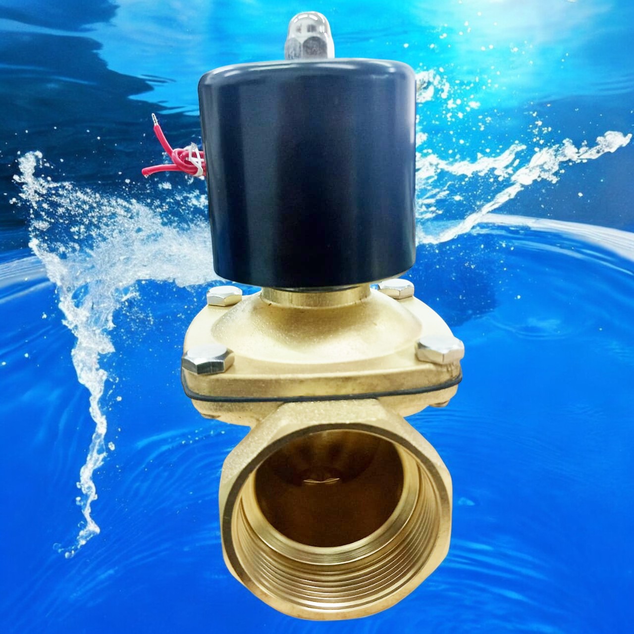 Geerte Water Solenoid Valve Normally Closed High 2 Inch - 2W-500-50