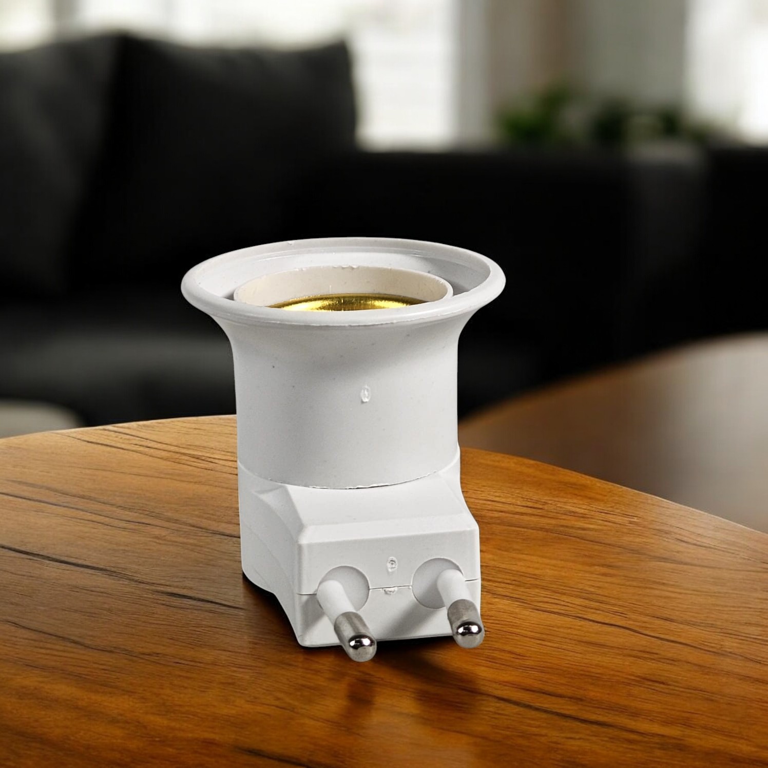 Fitting Lampu Bohlam Portable EU Plug 250V 6A E27 with Switch