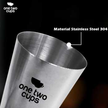 One Two Cups Gelas Ukur Bartender Double Jigger Measuring Cup - KM2