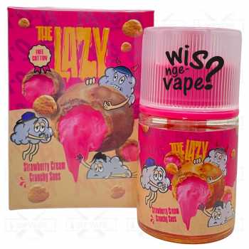 The Lazy Strawberry Cream Crunchy Soes 60ml - Freebase Liquid by MoG