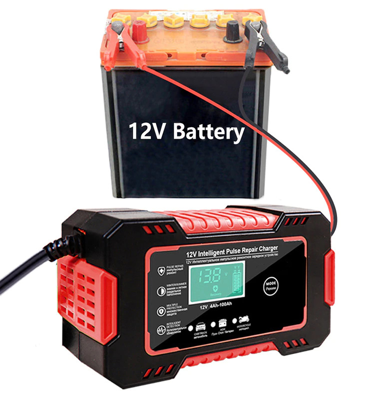 RJTianye Charger Aki Mobil Intelligent Battery Charger 12V 6A - RJ-C120501A