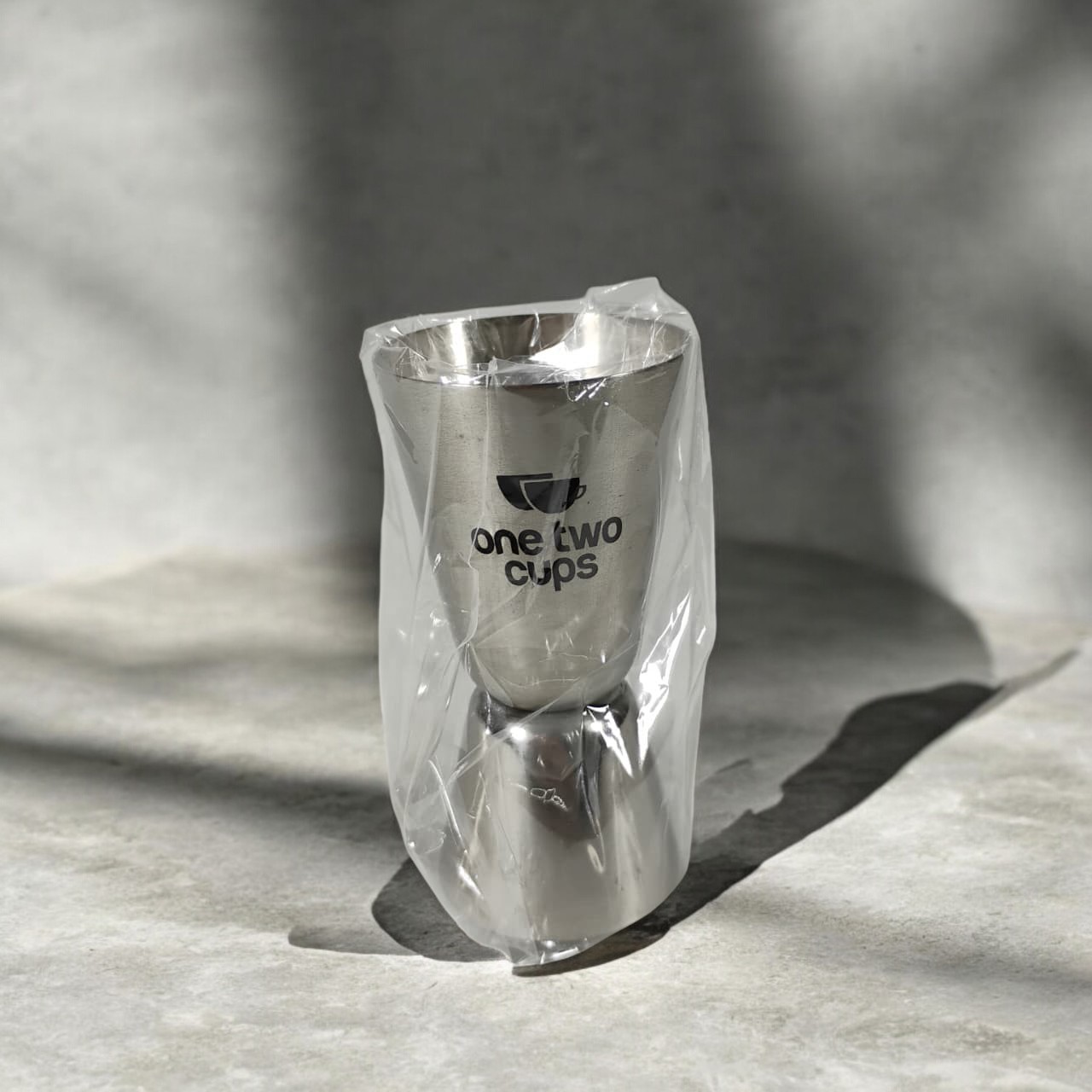 One Two Cups Gelas Ukur Bartender Double Jigger Measuring Cup - KM2