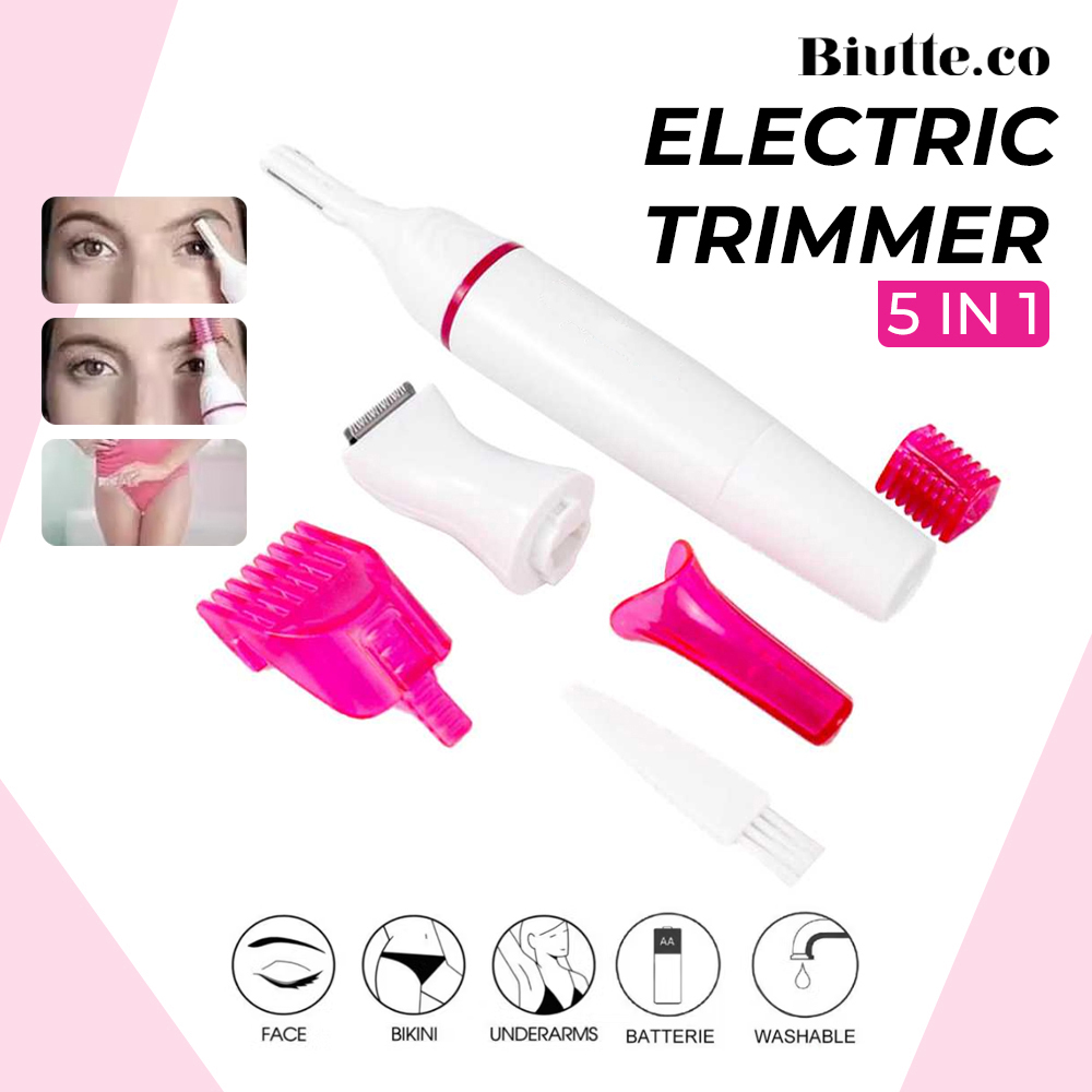 Biutte.co 5in1 Trimmer Shaver Pencukur Bulu Tubuh Elektrik - GN-062