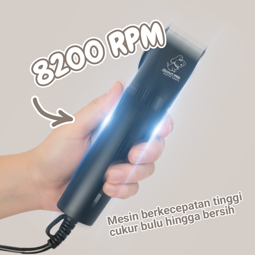 BaoRun PRO Alat Cukur Bulu Binatang Electric Pet Dog Hair Clipper - S1