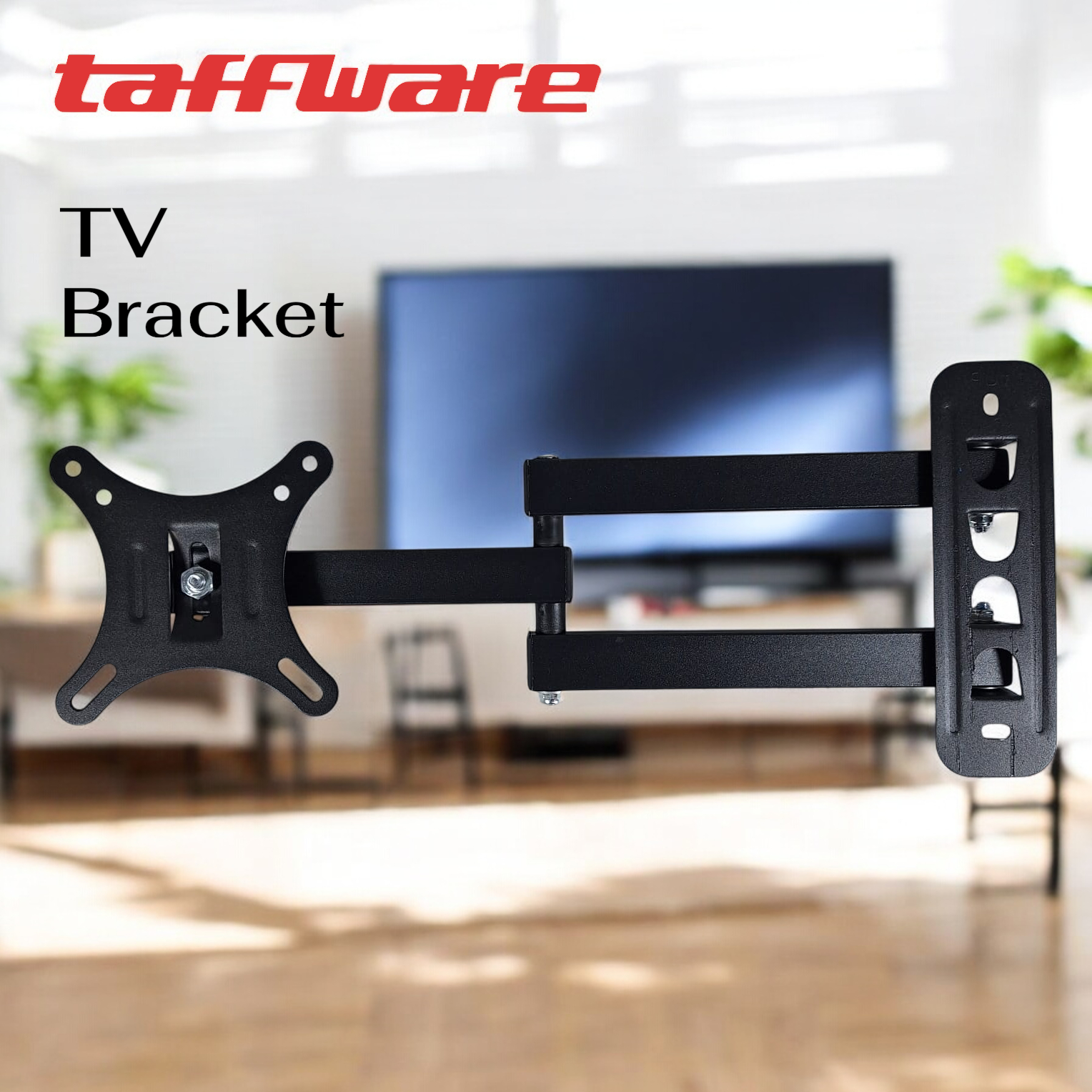 Taffware Bracket TV Dinding Telescopic VESA 100x100 for 10-26 Inch TV - X-100