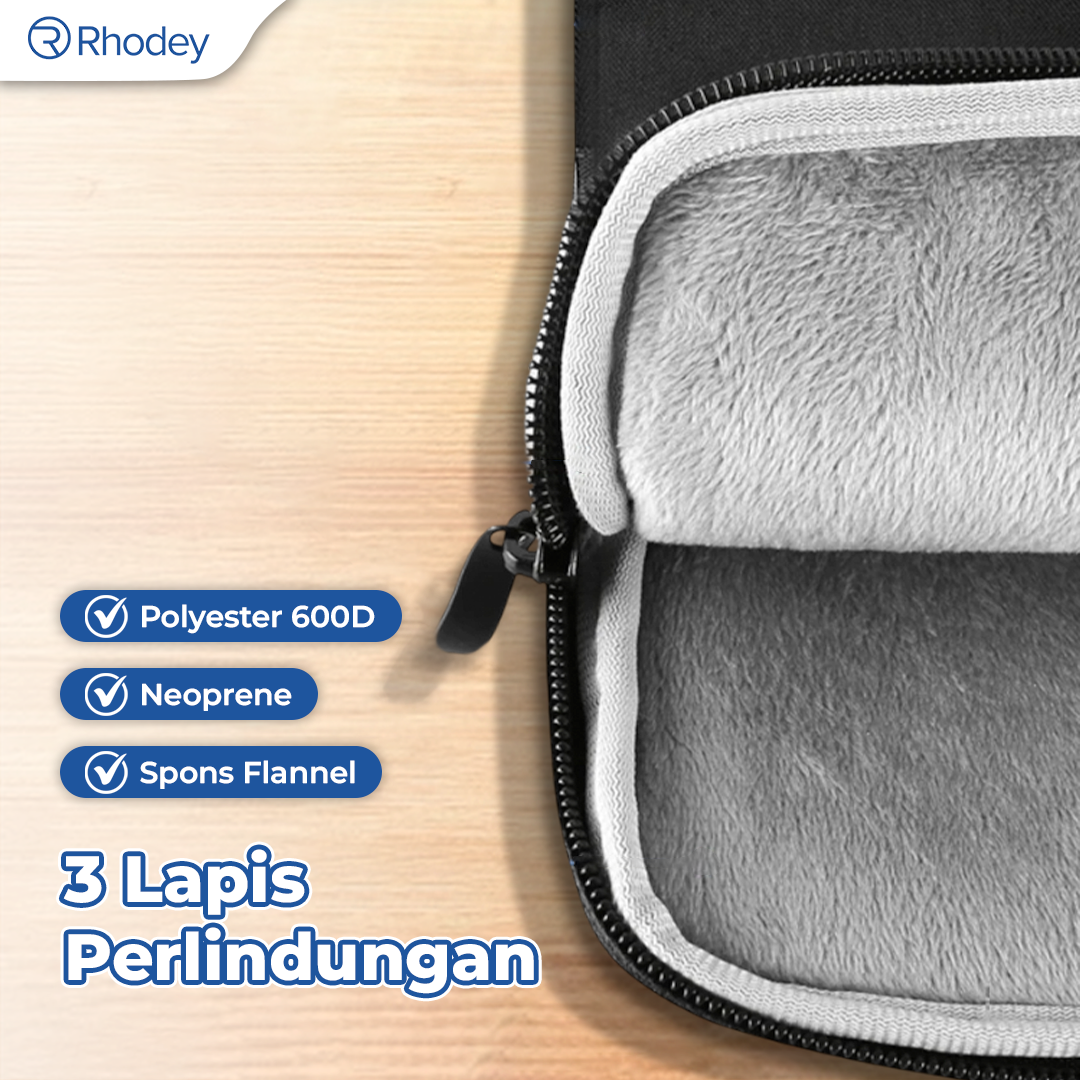 Rhodey Sleeve Case Laptop Waterproof Polyester Neoprene Bag - L123F