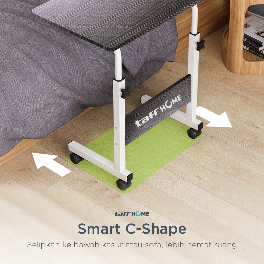 TaffHOME Meja Laptop Adjustable Portable Working Desk - ND02