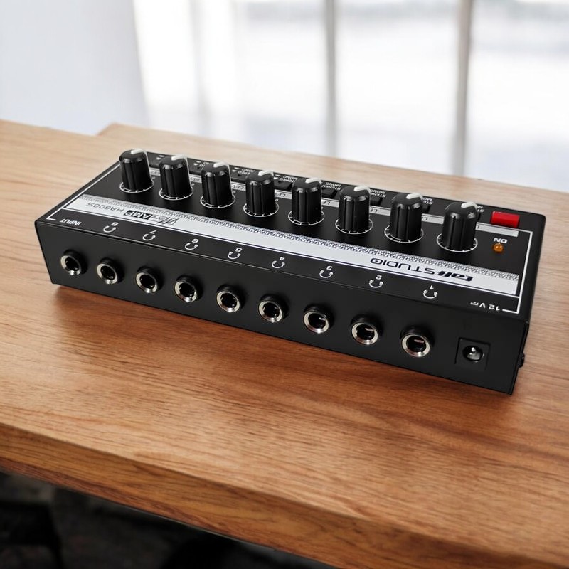 Micro Audio Amplifier Headphone Splitter 8 Channel Stereo Mono Control - HA800S