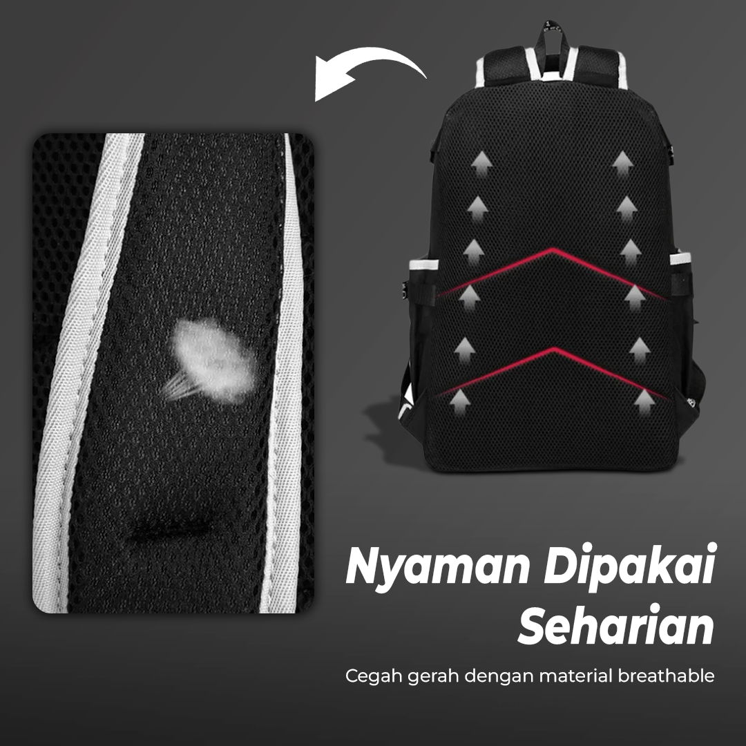 BADUXIAOXIANG Tas Ransel Astronot Waterproof Multilayer - LI-44