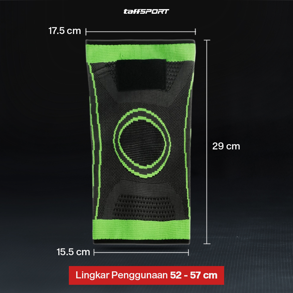 TaffSPORT Deker Pelindung Lutut Compression Kneepad Gym Fitness 1 PCS - SS7