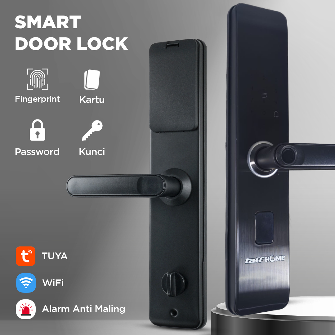 REFINE Smart Door Lock Tuya App Bluetooth Fingerprint Password - MJ1S