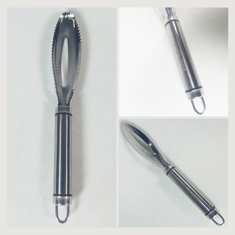 LISM Pengupas Sisik Ikan Fish Scales Scraper Peeler Stainless Steel - FKW24