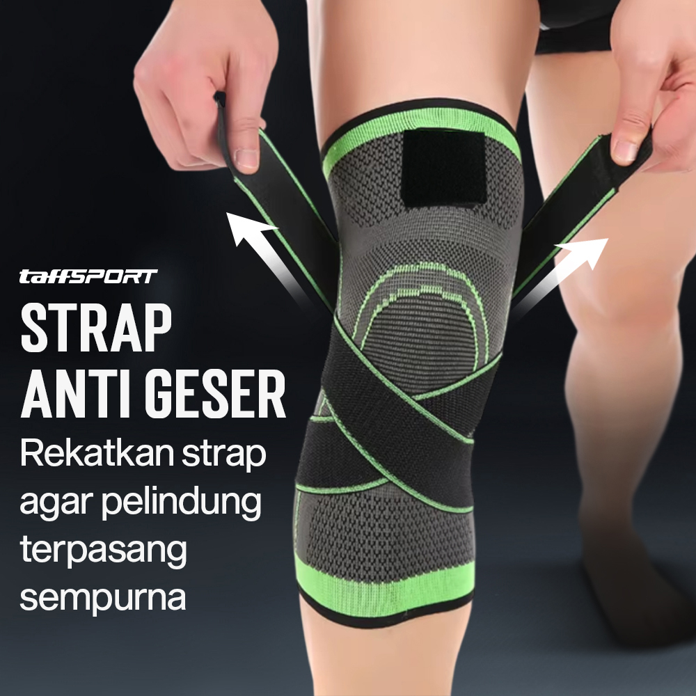 TaffSPORT Deker Pelindung Lutut Compression Kneepad Gym Fitness 1 PCS - SS7