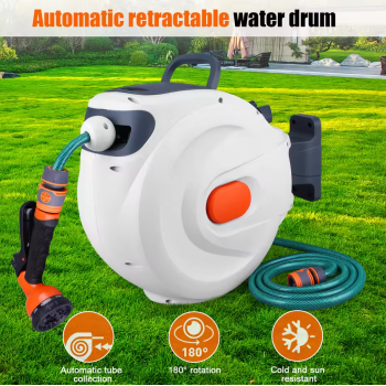 WIKOGER Selang Otomatis Gulung Retractable Water Hose Reel 10M - BW-10