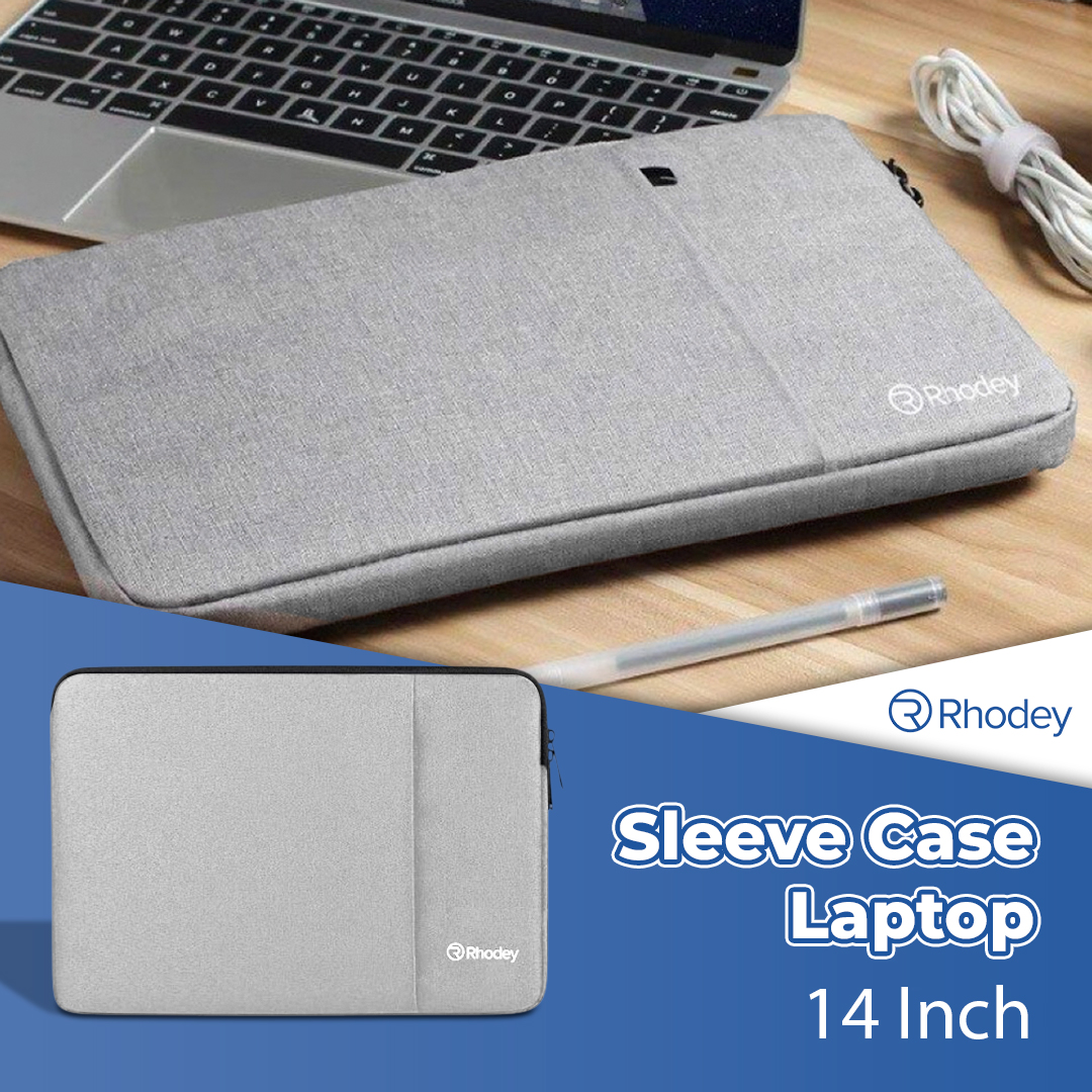 Rhodey Tas Laptop Sleeve Bag Case Slim Waterproof 14 Inch - DA99